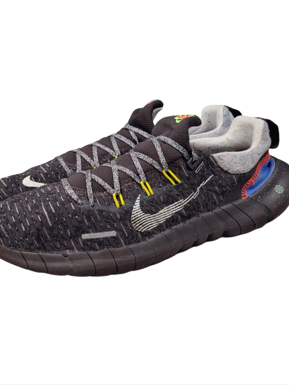 Nike Free Run 5.0 Next Nature Mens Size 13 Black Running Shoes DV1459-200 (Read)